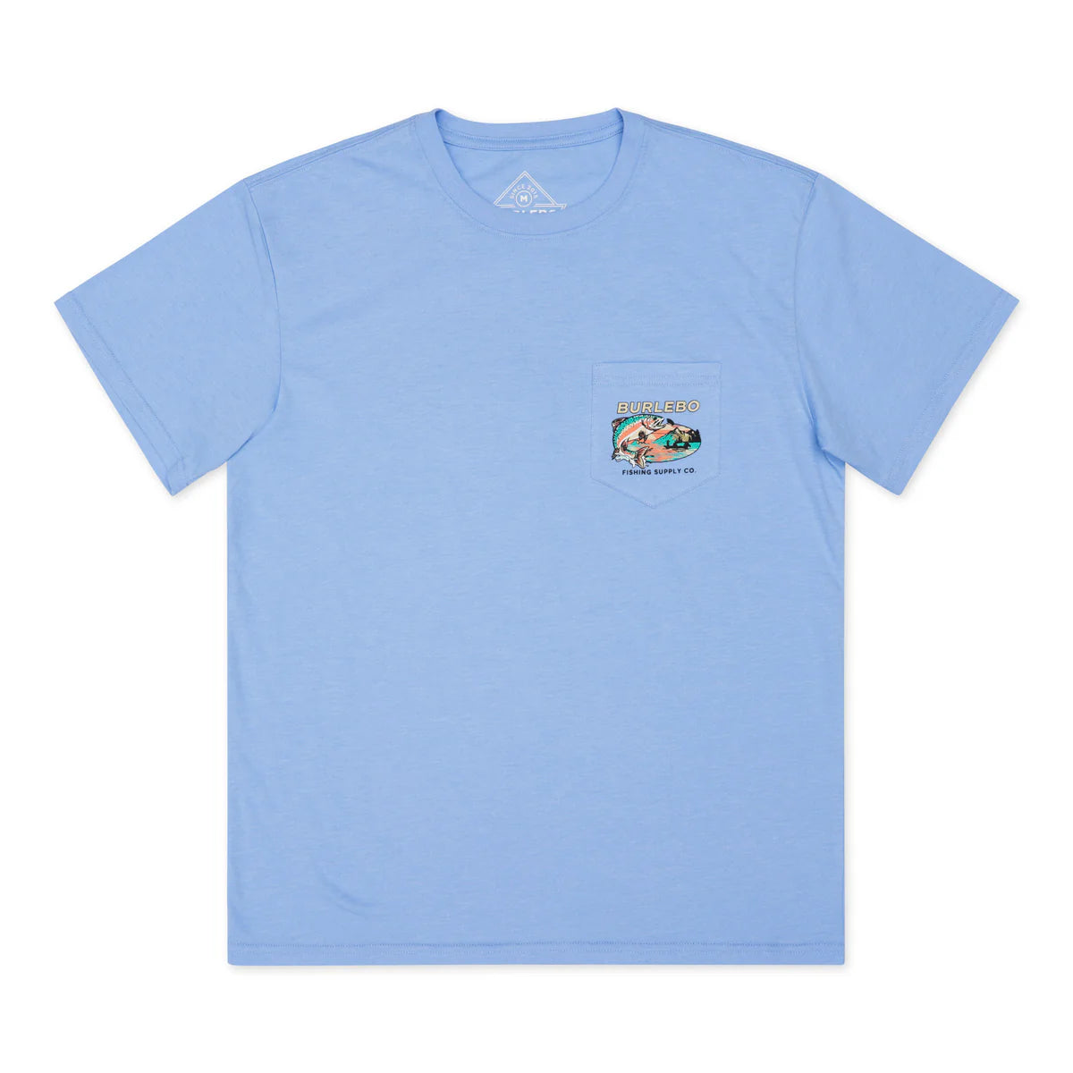 Burlebo Short Sleeve Tee - Last Cast - Heather Periwinkle